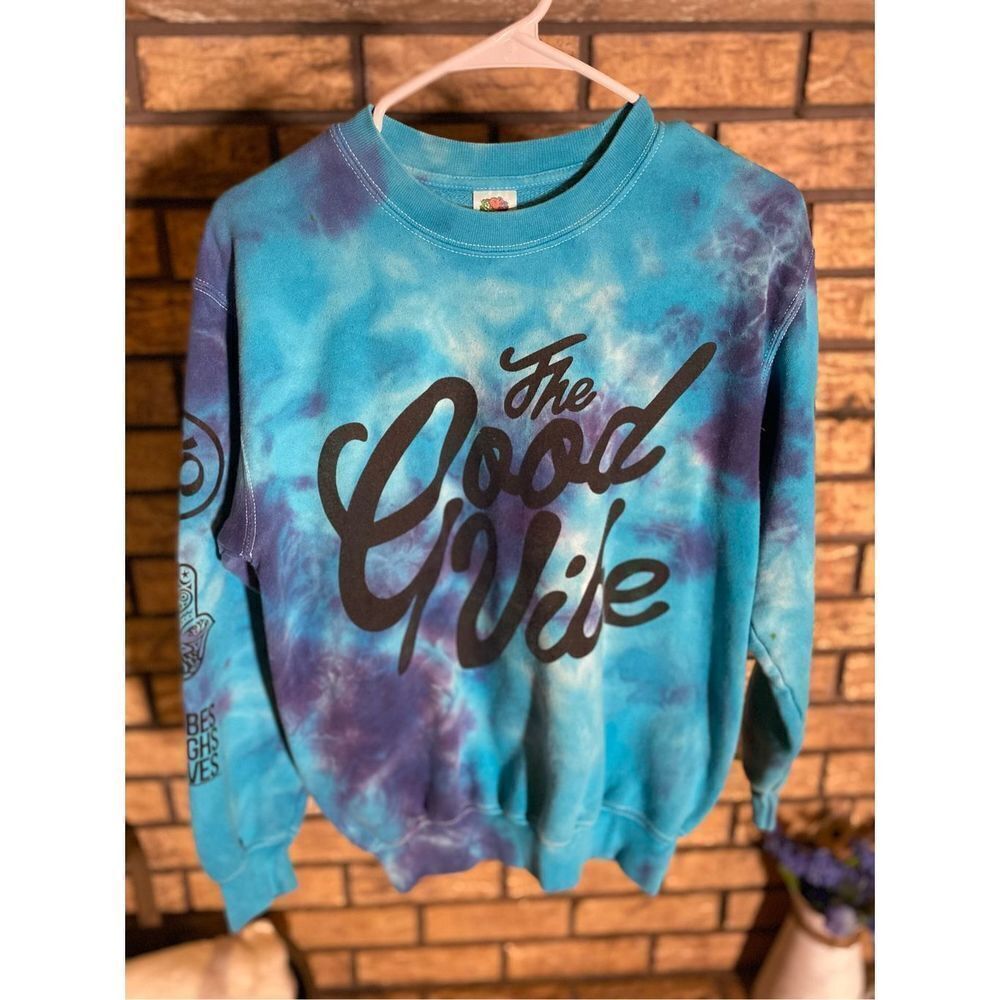 Good Vibe Fruit Of The Loom Pullover Sweater